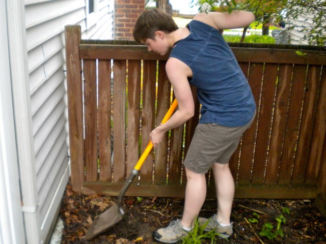 I realized after the fact that this was essentially a reverse test pit. 