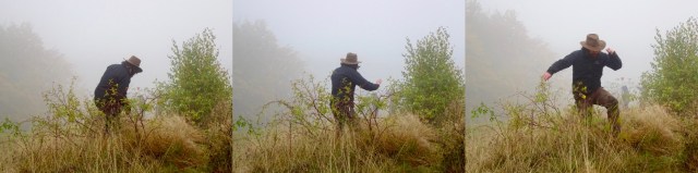 Colin grapples with the local landscape 